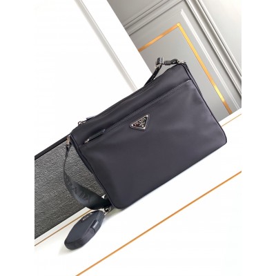 Prada Crossbody Bag In Black Re-Nylon