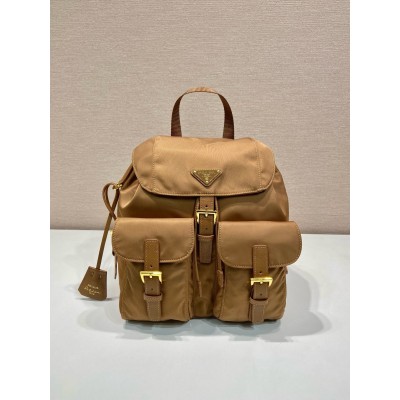 Prada Re-Edition 1978 Small Backpack In Brown Re-Nylon