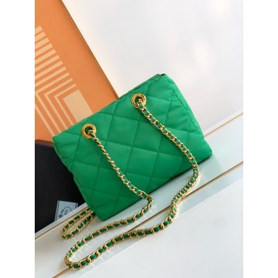 Prada Re-Edition 1995 Tote Bag In Green Re-Nylon