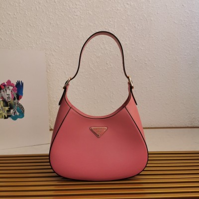 Prada Shoulder Bag In Pink Leather